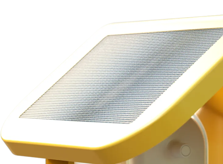 yellow solar for mounting