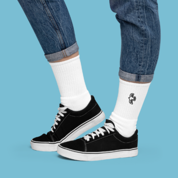 Pablo Dove 2 Embroidered socks