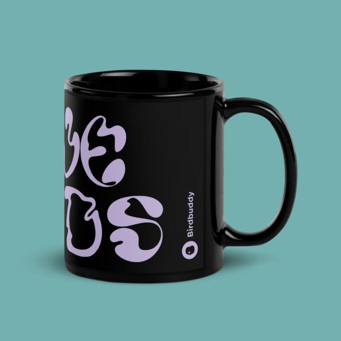 Dizzy Love Black Mug - Image 2
