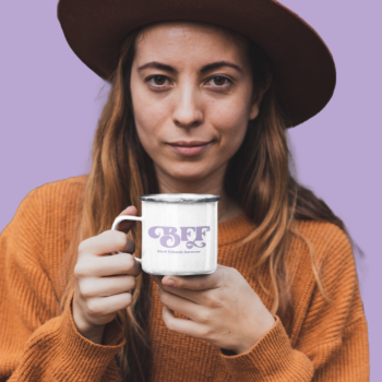 BFF Enamel Mug